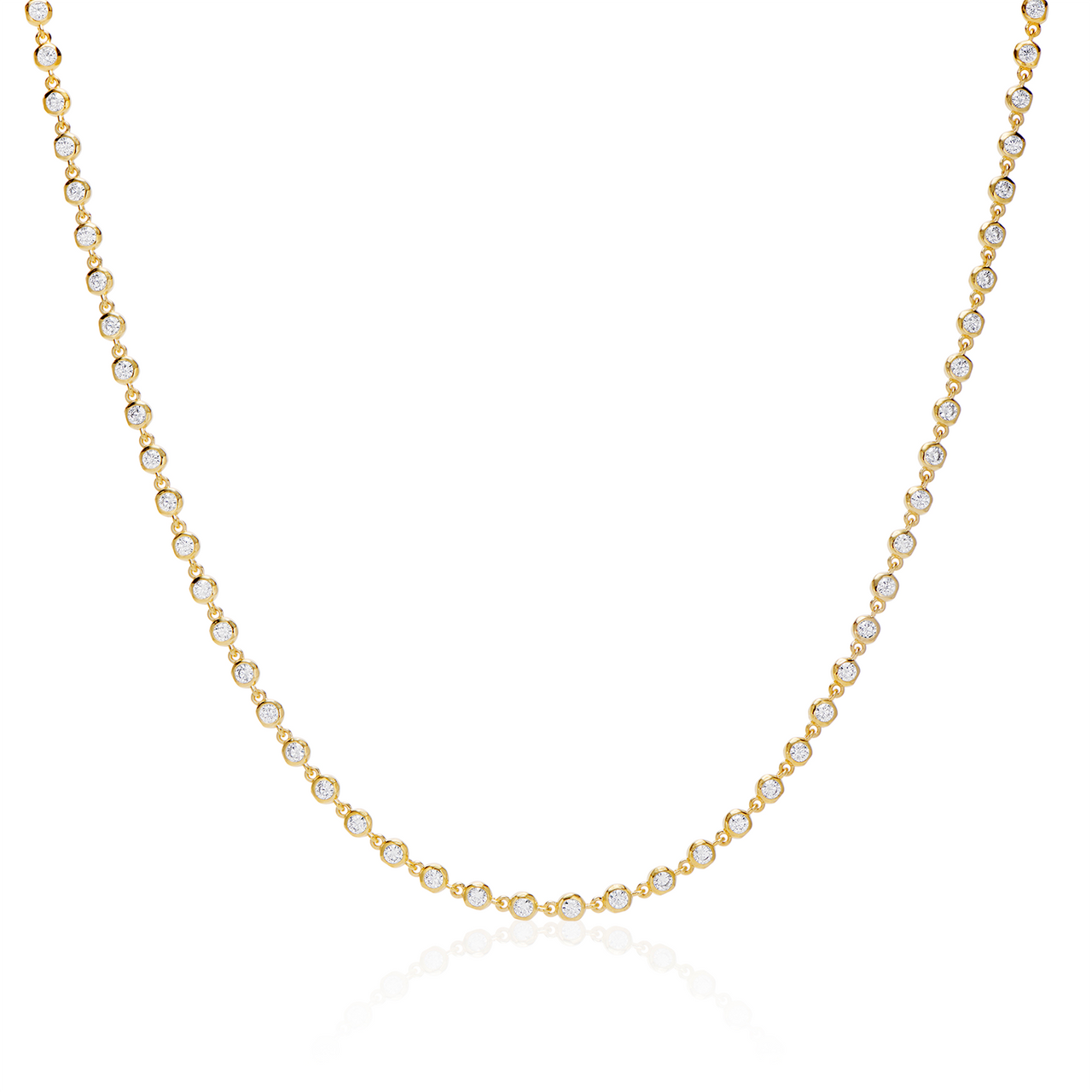 Ziggy Diamond Tennis Necklace