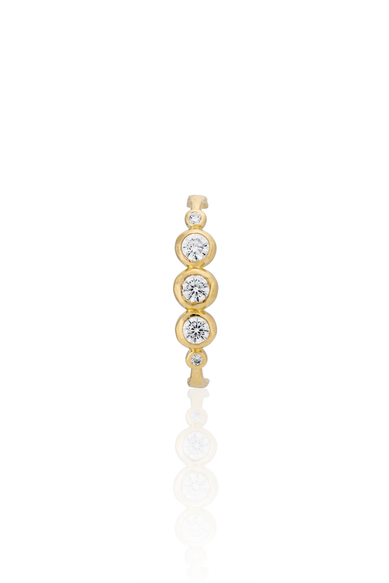 Echo Diamond Bar Earring