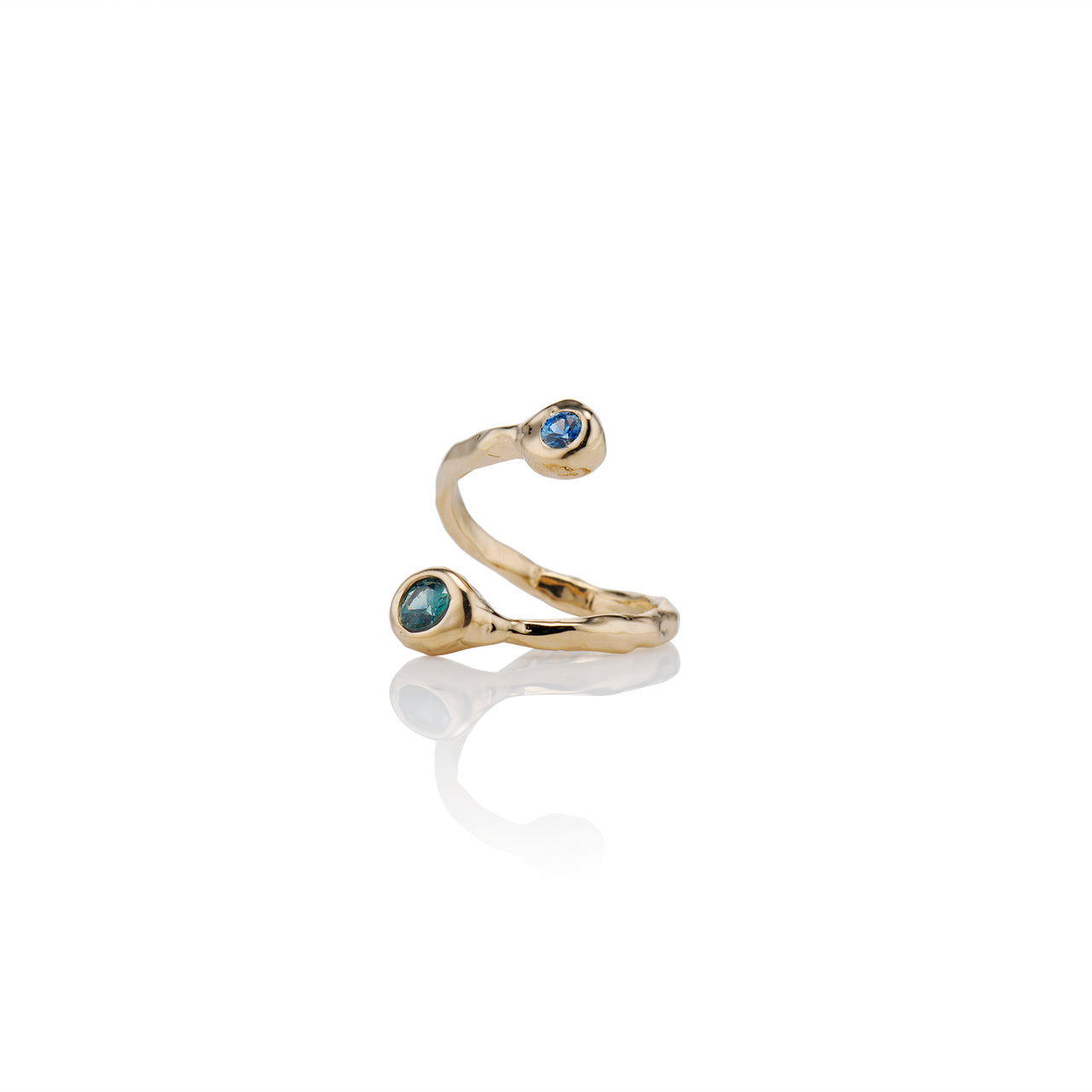 Stella Ring // Teal Sapphire